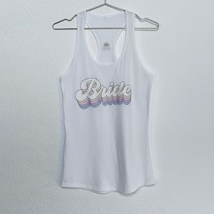 Graphic Bride Racerback Tank Top